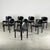 Model 122 Dining Room Chairs attributed to Vico Magistretti for Cassina, 1970s, Set of 8 For Sale - Image 3 of 18
