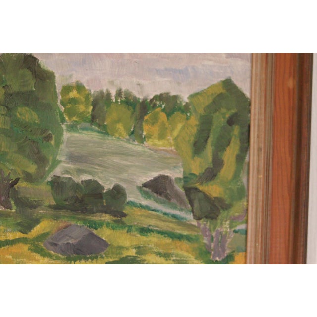 Gunnar Wärn, Trees, 1950s, Oil on Panel, Framed For Sale - Image 14 of 18