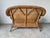 Vintage Coastal Rattan & Wicker Loveseat With Original Cushions For Sale - Image 10 of 12