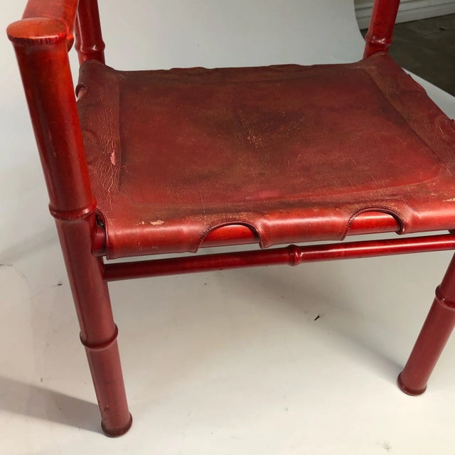 Billy Haines Style Faux Bamboo Chairs - a Pair For Sale - Image 9 of 12