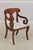 Traditional Henkel Harris Vintage Cherry Scroll Arm Open Armchair For Sale - Image 3 of 15
