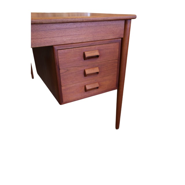 1970s Teak Desk by Børge Mogensen for Søborg Møbelfabrik, Denmark, 1960s For Sale - Image 5 of 12