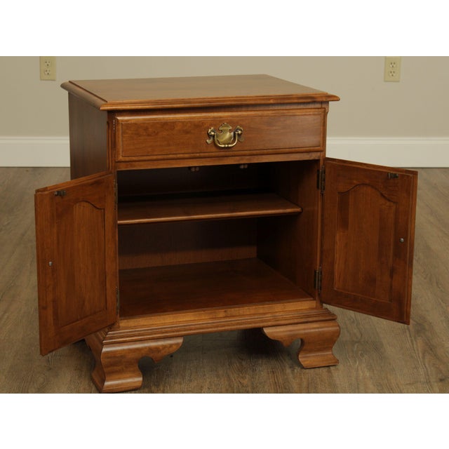 Ethan Allen Colonial Heirloom Maple Nightstand Chairish