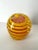 Yellow Swirl Art Glass Paperweight For Sale - Image 4 of 11