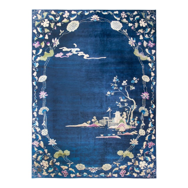 Early 20th Century Chinese Art Deco Rug For Sale