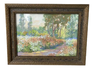 Edward Emerson Simmons Framed Gauche on Board Landscape