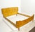 Tan Mid-Century Modern Italian Wood and Brass Double Bed, 1960s For Sale - Image 8 of 11