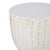 Contemporary Modern Outdoor White Cement End Table For Sale - Image 3 of 9