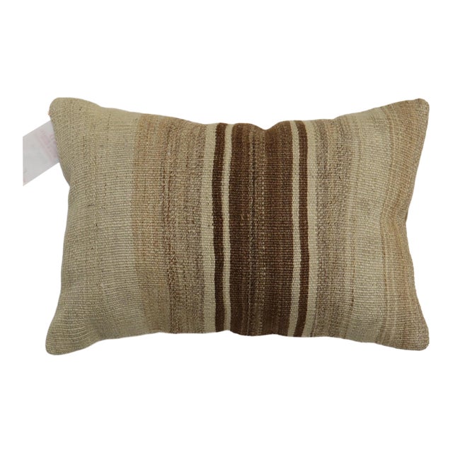 Mid 20th Century Natural Kilim Pillow For Sale