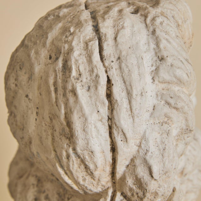 Vintage French Plaster Bust Sculpture For Sale In Chicago - Image 6 of 8