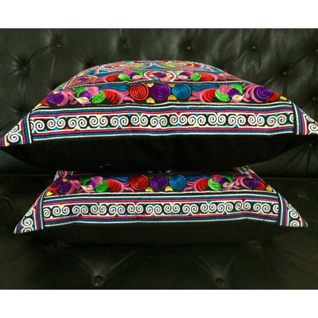 Embroidered Bohemian Pillows A Pair Chairish