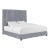 Arabelle Grey Velvet King Bed For Sale