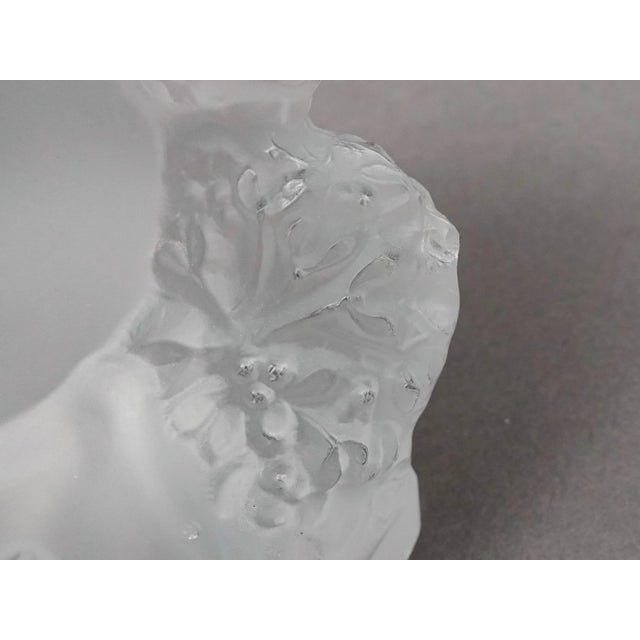 Mid 20th Century Lalique Crystal France Hiver the Four Seasons Winter Statue Series Figure For Sale - Image 11 of 11