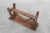 Antique French Rustic Oak Trestle Bench, 1890s For Sale - Image 12 of 14