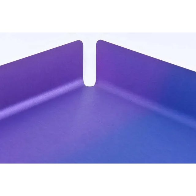 Contemporary Neal Fray for Opening Ceremony Anodized Aluminum Serving Tray, Barware For Sale - Image 3 of 9