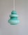 Space Age Pendant Light in Blue-Green Opaline Glass, 1960s For Sale - Image 13 of 13