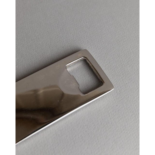 Silver Space Age Silver-Plated Bottle Opener, Italy, 1970s For Sale - Image 8 of 12