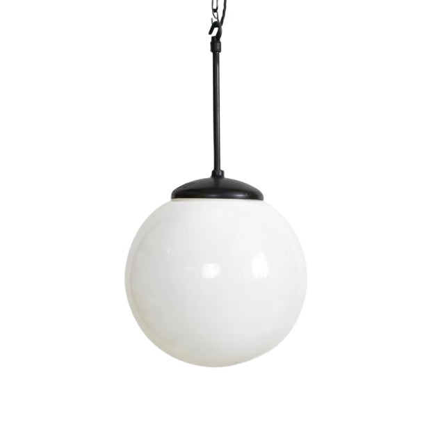 Czech Opaline Pendant Light For Sale