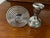 Mid-Century Modern Pair of Lunt Sterling Silver Candle Holders For Sale - Image 3 of 4