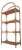 Vintage Large Bamboo Shelf For Sale