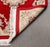 Red Chinese Floral Motif Rug, 6' 9" X 4' For Sale - Image 8 of 8