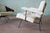 Textile 1950s Early Adrian Pearsall Chairs for Craft Associates Rare MCM Mid Century For Sale - Image 7 of 11