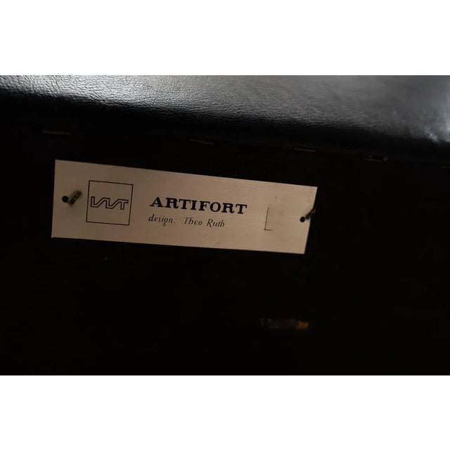 Metal Model 98 Office Chair by Theo Ruth from Artifort, 1950s For Sale - Image 7 of 10