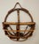 Contemporary Boho Chic Bamboo & Rattan Round Wall Pocket For Sale - Image 3 of 12