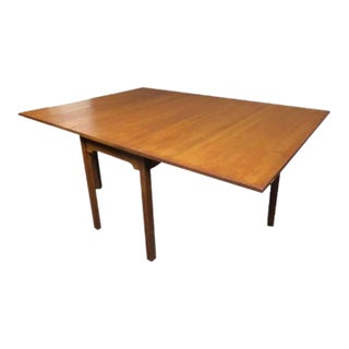 Mid-Century Modern Drop Leaf Dining Table For Sale