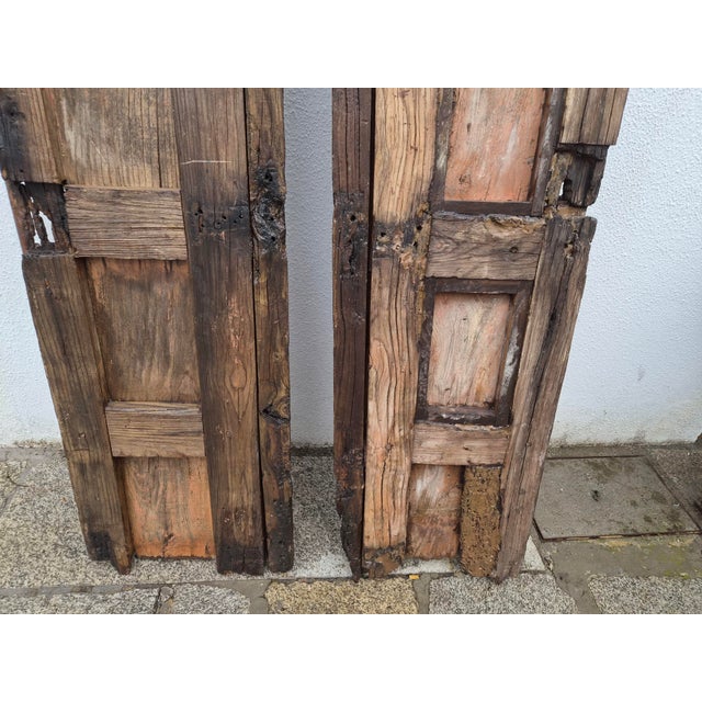 Vintage Chestnut Doors, Set of 2 For Sale - Image 10 of 18