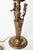 Hollywood Regency 1960s Italian Neoclassical Brass Lamp With Cherubs & Opaline Globe – Expertly Restored For Sale - Image 3 of 10