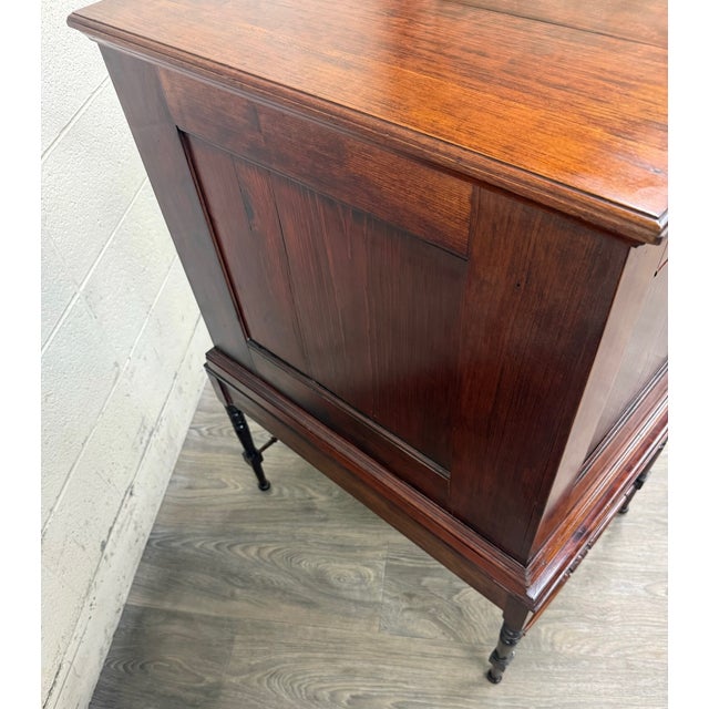 Brown Vintage American Empire or Sheraton Style Lingerie Chest Semainier For Sale - Image 8 of 13