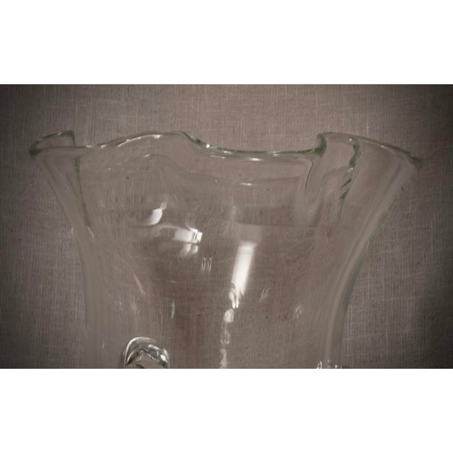 Mid-Century Modern Mid-Century Murano Art Glass Vase, 2000s For Sale - Image 3 of 9