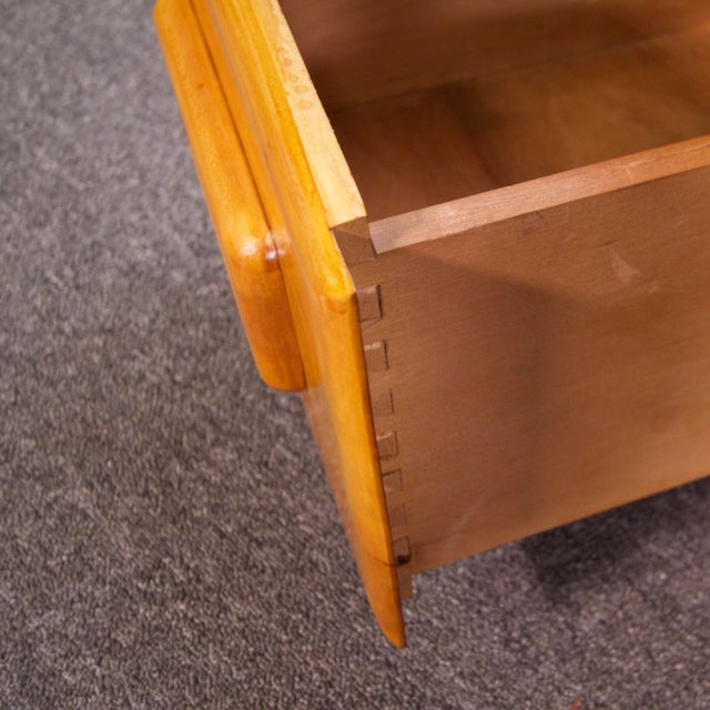 Conant Ball Russel Wright Conant Ball Writing Desk in Solid Birch, C. 1960s For Sale - Image 4 of 8