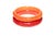 Art Deco Vintage Carved Bakelite Bangle Bracelets in Red and Orange, 1930's, Pair Of For Sale - Image 3 of 17