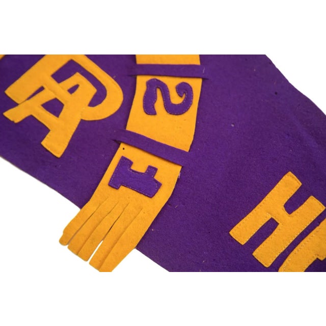 Antique 1921 Hershey Park PA Felt Flag For Sale - Image 4 of 4