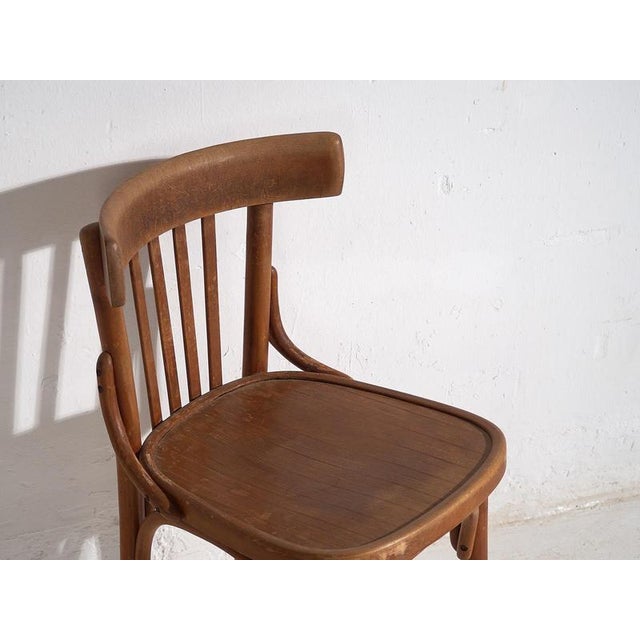 Vintage Viennese Style Bistro Chairs, 1920, Set of 4 For Sale - Image 11 of 15