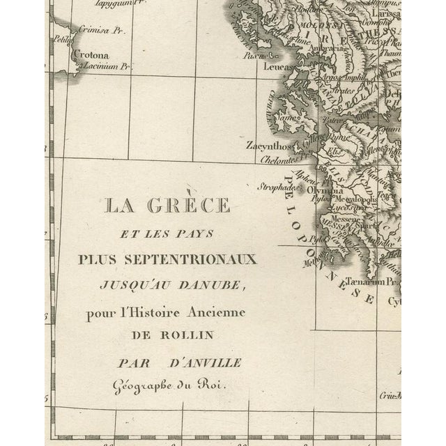 Ancient Greece and the Balkans to the Danube by Danville Rollin Atlas, 1818 For Sale - Image 4 of 8