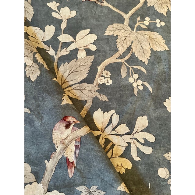 2020s Chiswick Grove Fabric by Sanderson 2 1/2 Yards in Indigo For Sale - Image 5 of 5