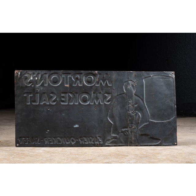 Vintage Morton's Salt Tin Tacker For Sale In Chicago - Image 6 of 6