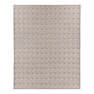Oversized Contemporary Scandinavian Style Mohair &Wool Flatweave by Rug & Kilim, India For Sale