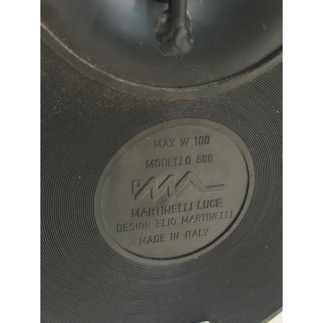 Metal Adjustable Table Lamp by Elio Martinelli for Martinelli Luce, 1970s For Sale - Image 7 of 9