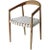 Transitional Artesia Eijnar White Leather Dining Chair For Sale - Image 3 of 3
