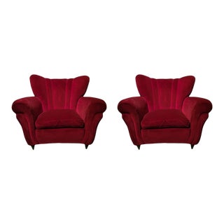 1930s Guglielmo Ulrich Style Chairs- A Pair For Sale