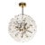 Mid-Century Brass & Crystal Sputnik Chandelier by Emil Stejnar for Rupert Nikoll For Sale