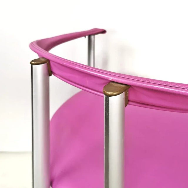 Metal Leather IALEA Armchair by Antonio Citterio for B&B Italia, 1980s For Sale - Image 7 of 9