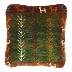 Fine Hand Knotted Persian Gabbeh Pillow