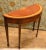 Wood Sheraton Satinwood Demi Lune Console Tables, Set of 2 For Sale - Image 7 of 11