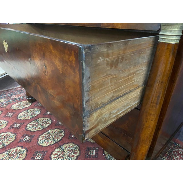 19th Century Empire Chest of Drawers with Marble Top, 1820 For Sale - Image 9 of 11
