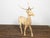 Vintage Midcentury Sculpture of a Walking Stag with Antlers and Natural Patina For Sale - Image 10 of 12